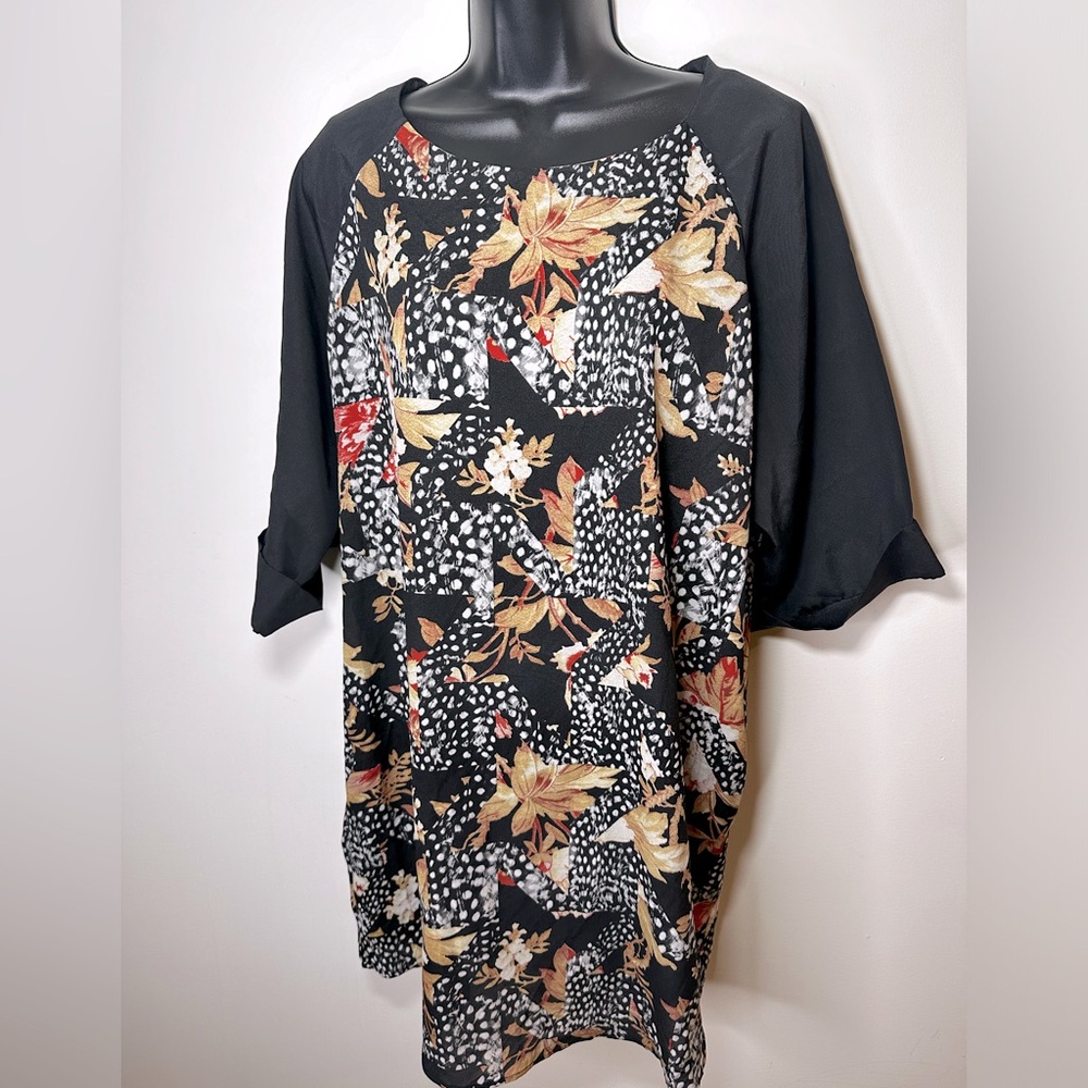 TopShop Maternity Floral Print Shift Mini Dress